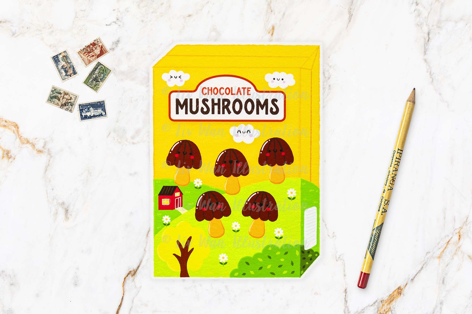 Chocorooms Postcard