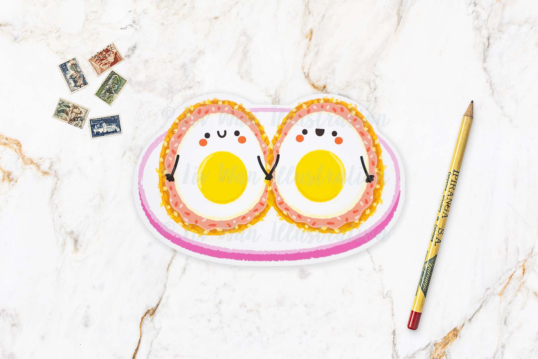 Scotch Eggs Postcard