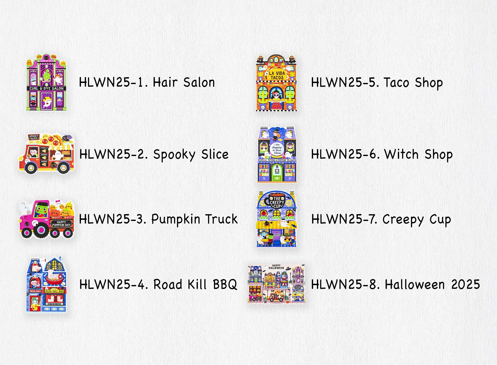Halloween postcard collection