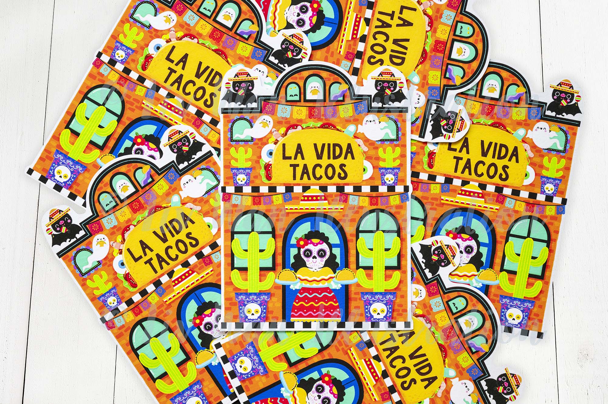 Taco Shop postcard