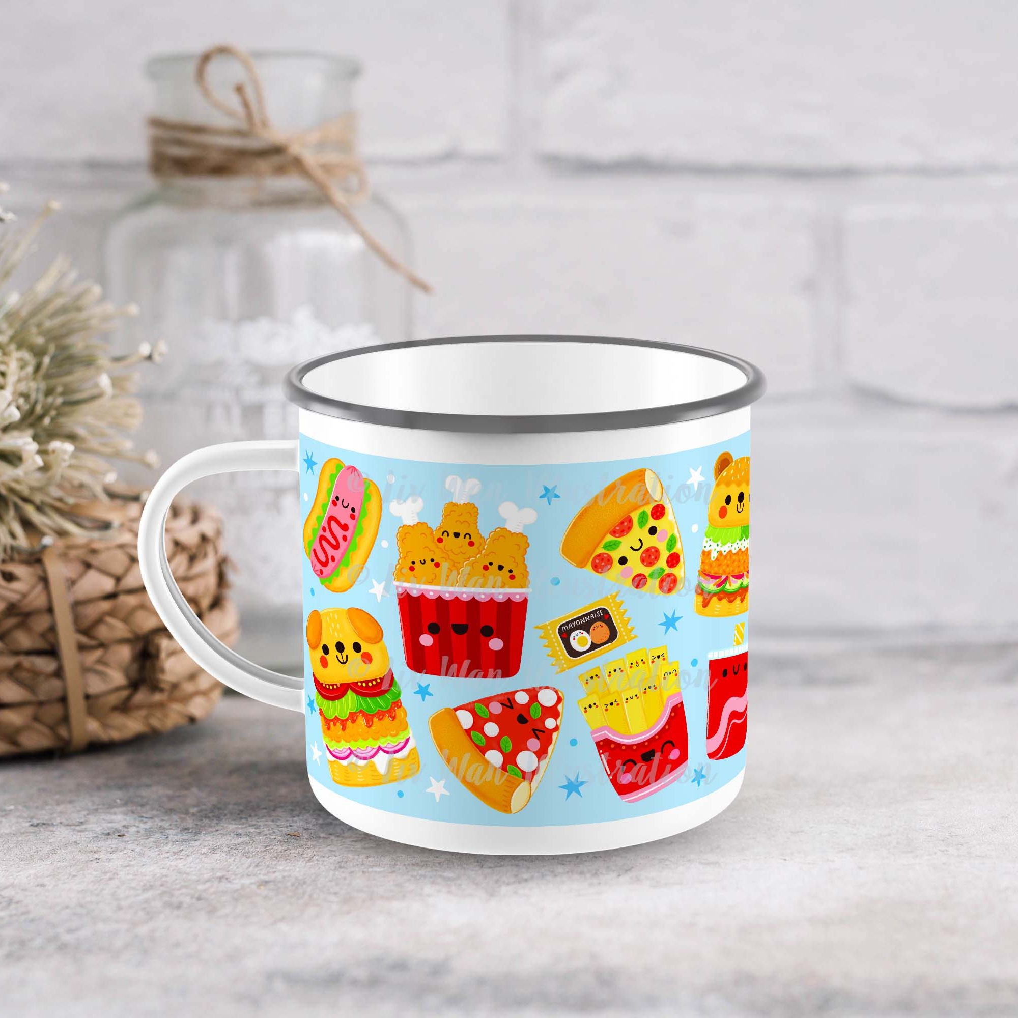 Fast Food Camping Mug