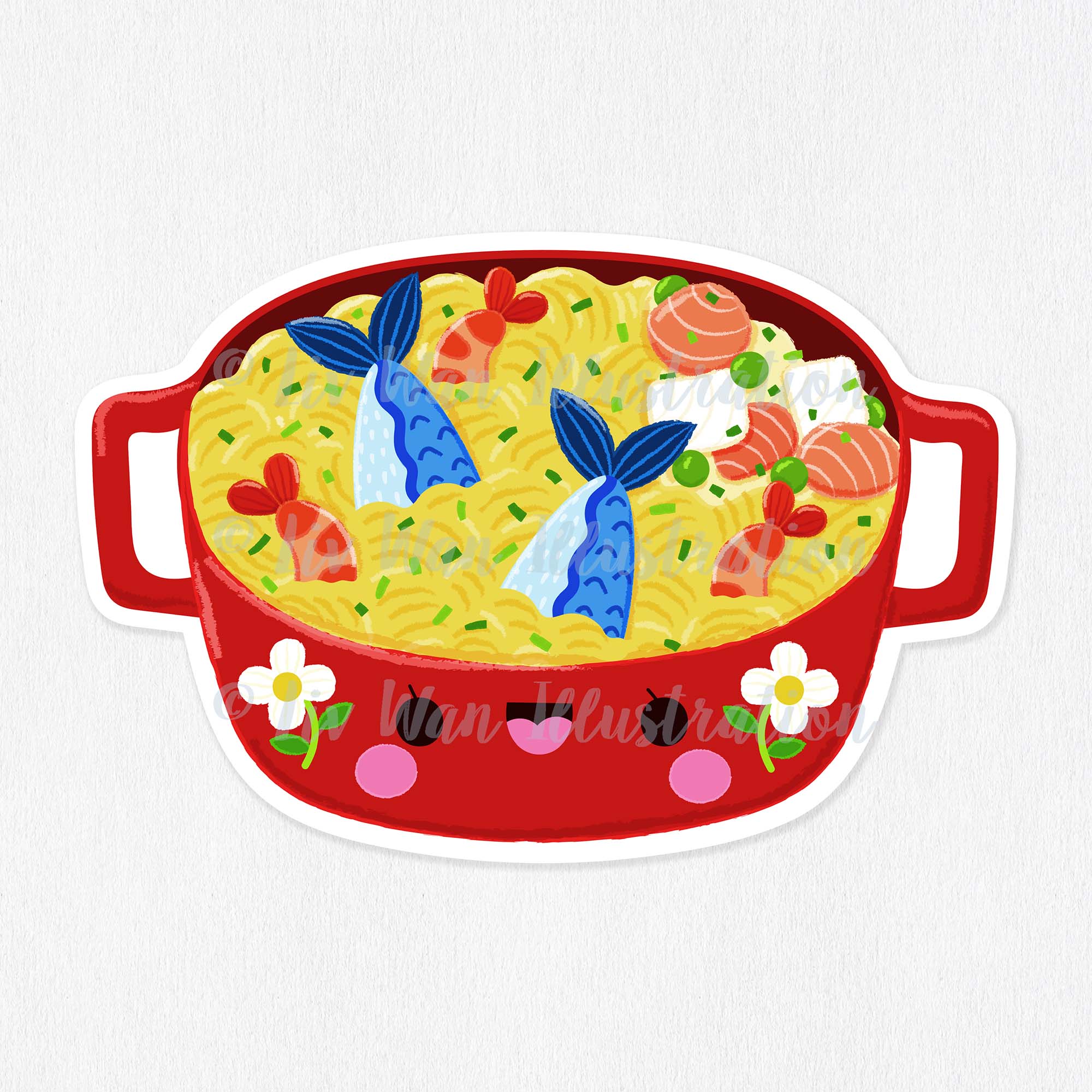 Fish Pie Sticker