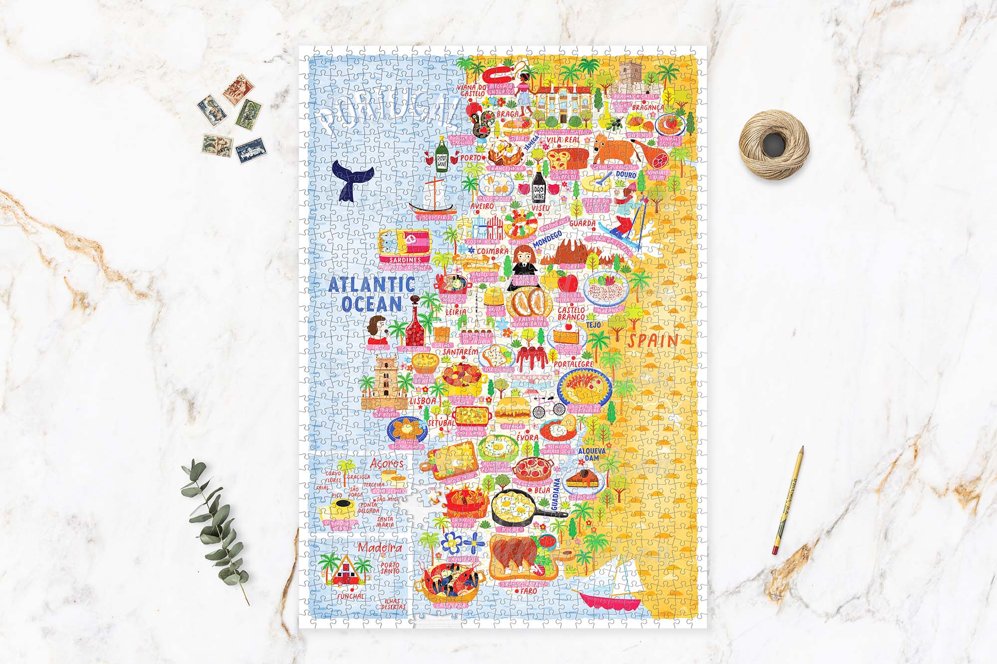 Portugal Map Puzzle