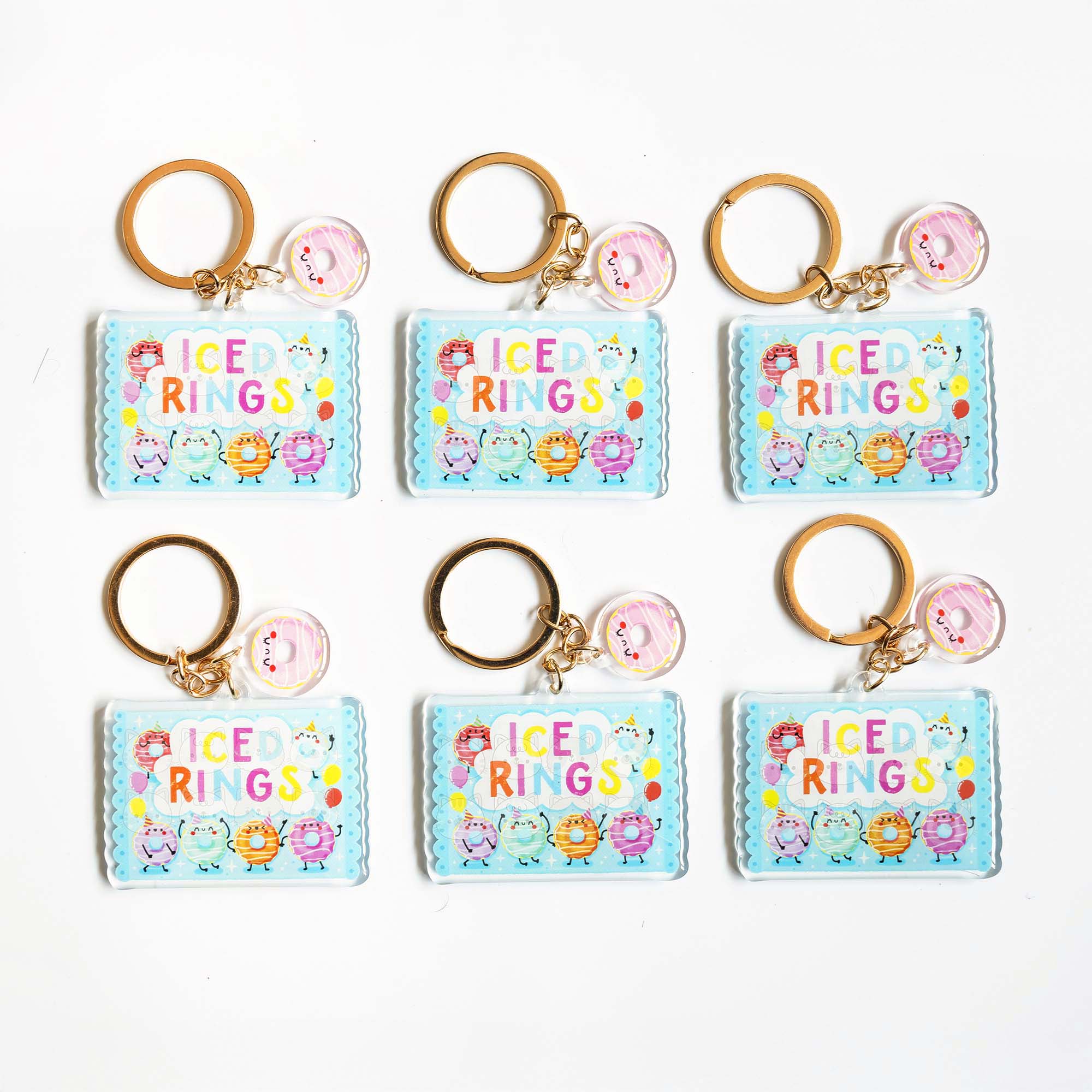 Party Rings Keychain