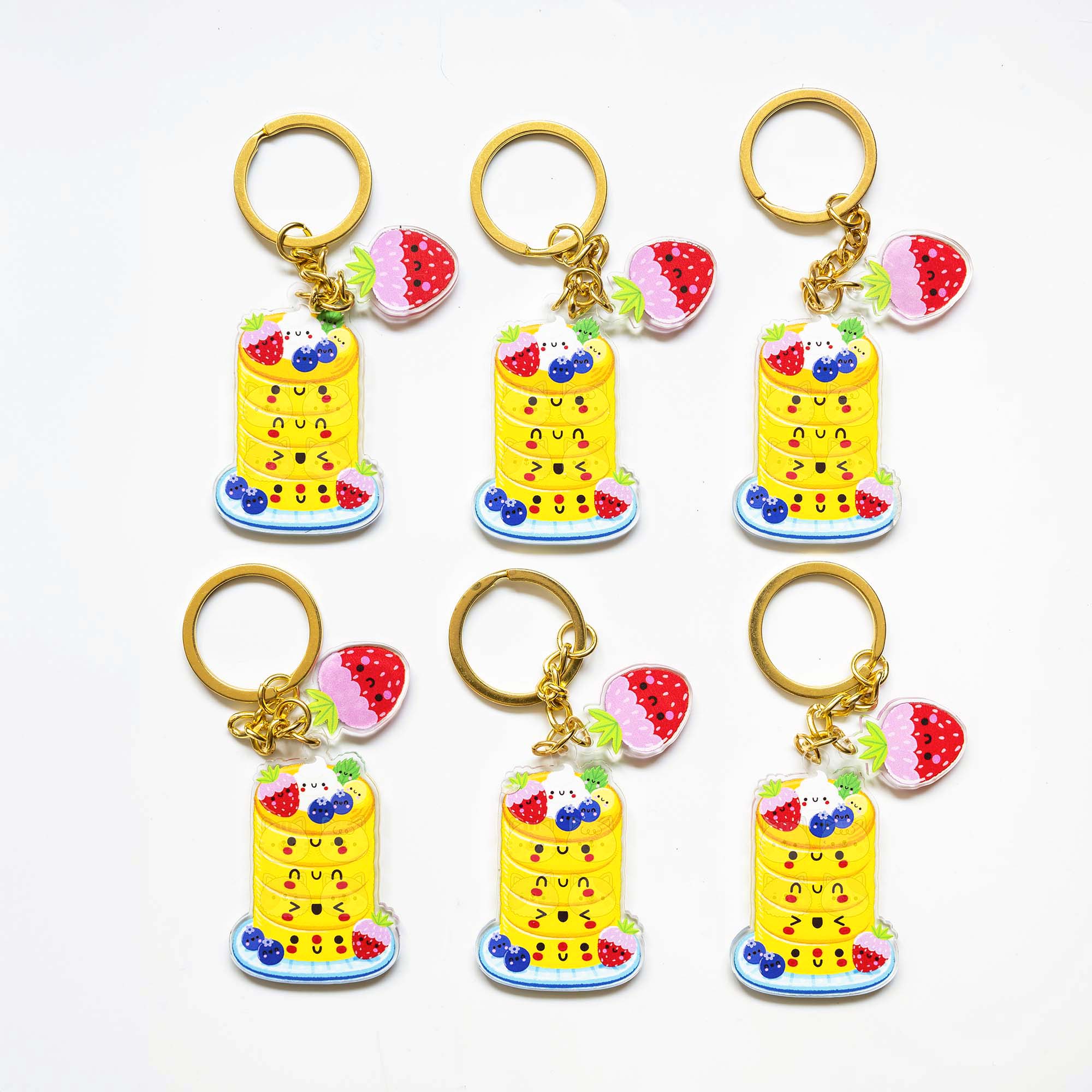 Souffle Pancakes Keychain